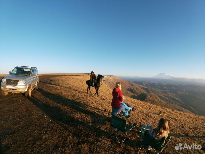 Закат на плато Бермамыт