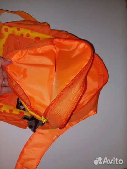 Рюкзак детский оранжевый и сумка Рональдиньо