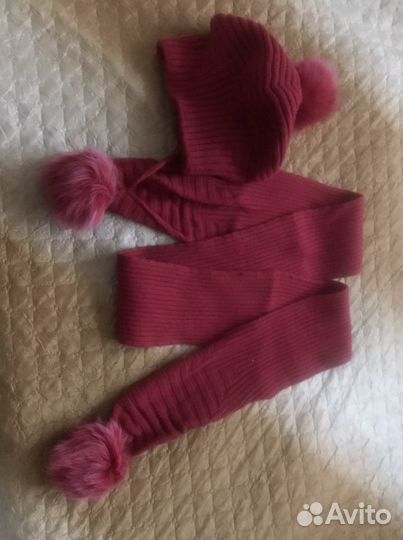 Комплект шапка и шарф