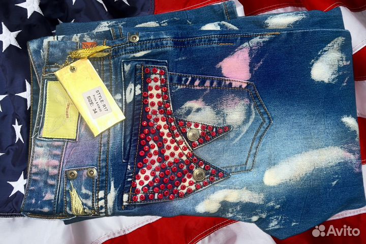 Джинсы robins jeans синие