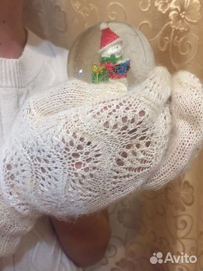 Варежки из козьего пуха