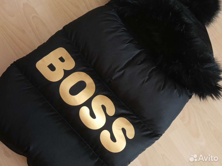 Зимний конверт для мальчика