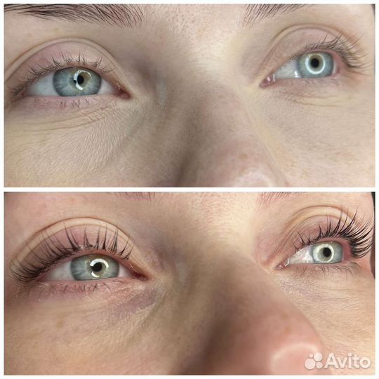 Ламинирование ресниц/ оформление бровей