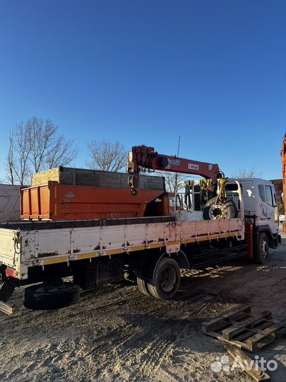 Аренда и услуги манипулятора, стрела 5 т, борт 7 т, 7.8 м