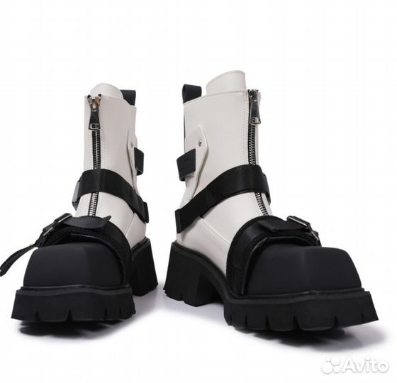 Ботинки Balenciaga type Black and White