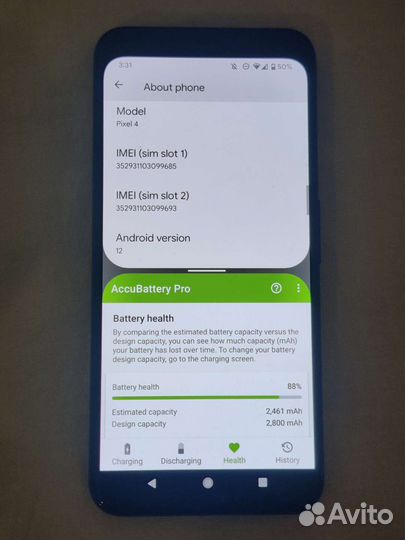 Google Pixel 4 США E-Sim, чехол Google Case