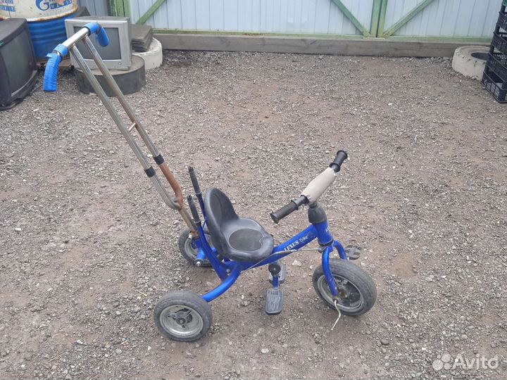 Детский трехколесный велосипед бу