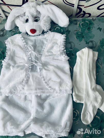Новогодний костюм зайчика