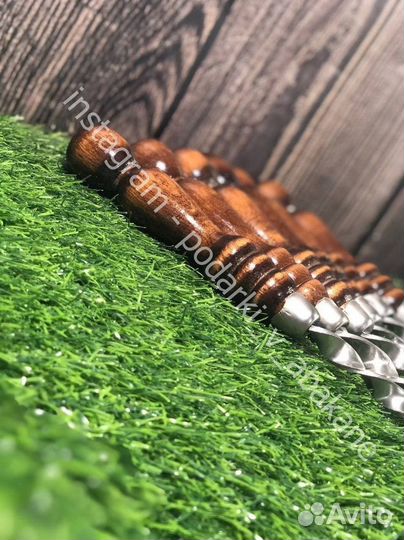 Шампура с деревянной ручкой