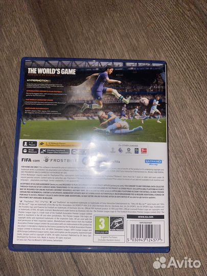 Диск на ps 5 fifa 23
