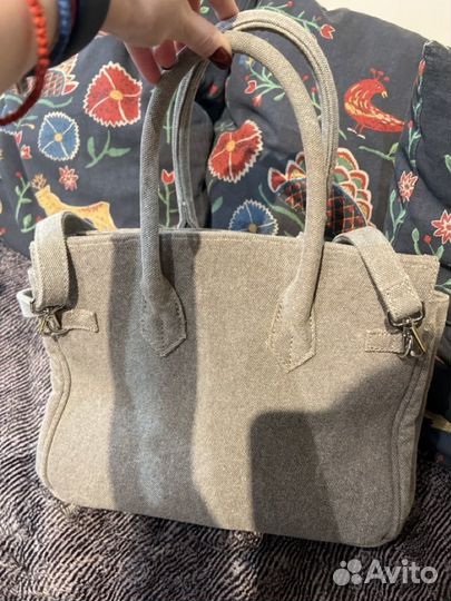 Сумка в стиле биркин