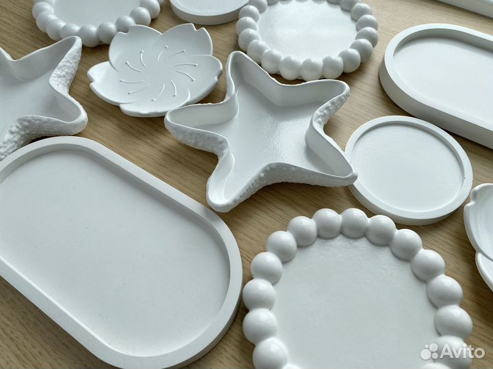 Гипсовые подносы декор для дома