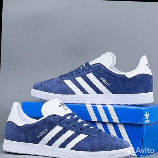 Кроссовки Adidas Gazelle Blue (Арт.26065)