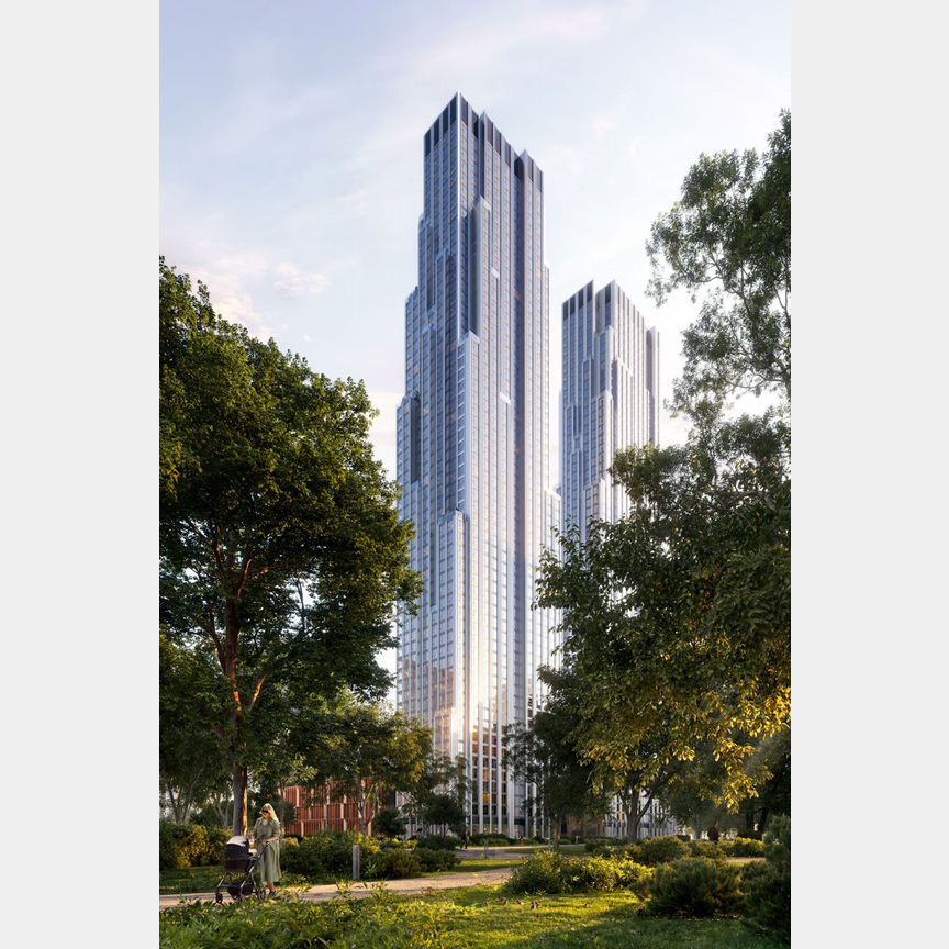 2-к. квартира, 67,4 м², 12/22 эт.