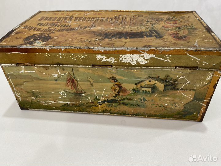 Коробка жестяная абрикосов и сыновья