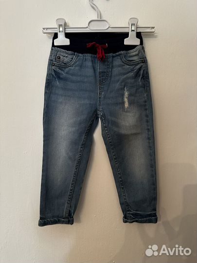 Джинсы button blue 98