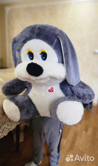 Большая мягкая игрушка собачка