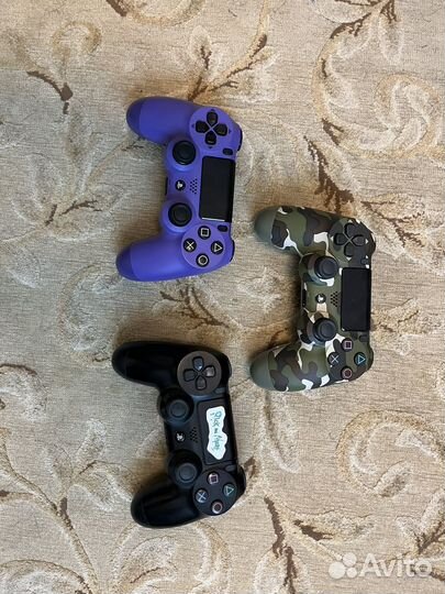 Игровая приставка ps4, 6 дисков, 3 контроллера