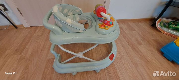 Ходунки happy baby smiley v2 sky