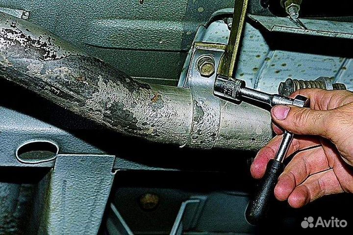 Замена трубы глушит. Subaru Forester 2011-2013