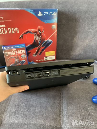 Sony playstation 4 slim 1tb человек паук