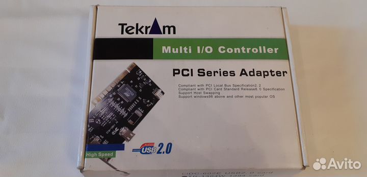 Контроллер Tekram TR-1394W FireWire PCI