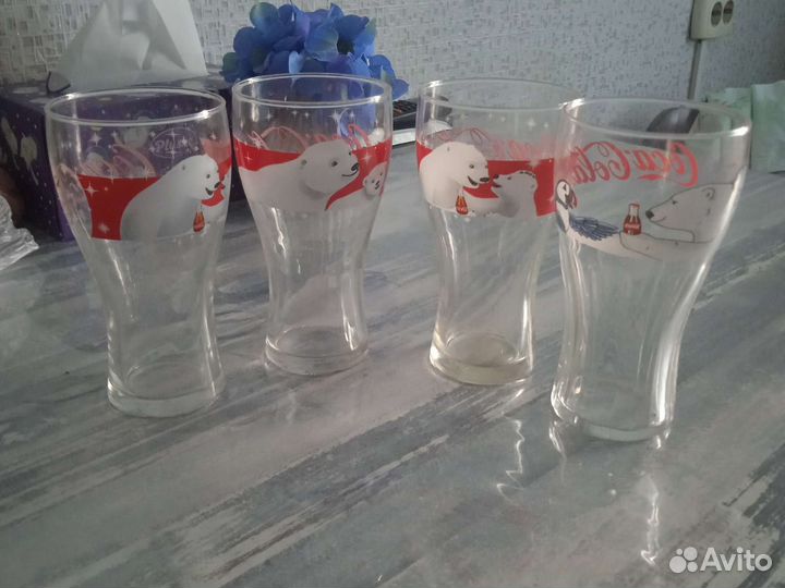 Стаканы Coca-Cola новогодние