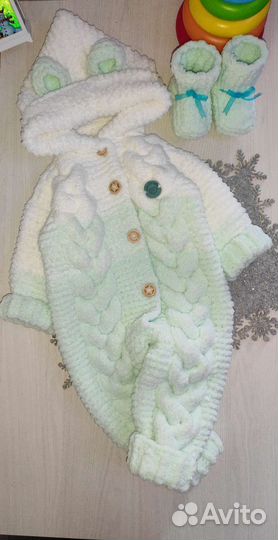 Комбинезон с косами