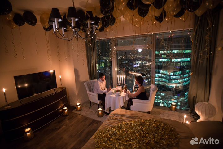Ночь в отеле Москва-Сити на 63 этаже(Романтик)