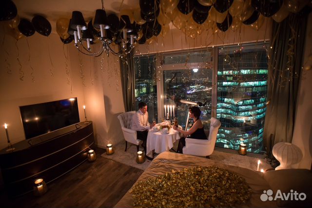 Ночь в отеле Москва-Сити на 63 этаже(Романтик)