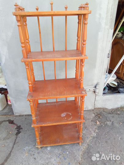 Этажерка деревянная старинная