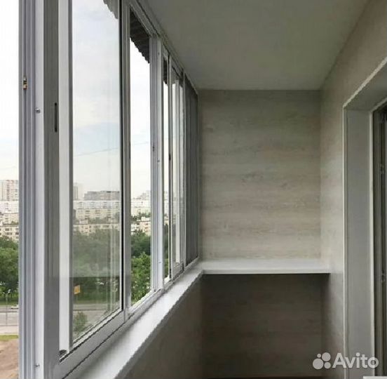 Остекление и отделка балкона и лоджии в рассрочку