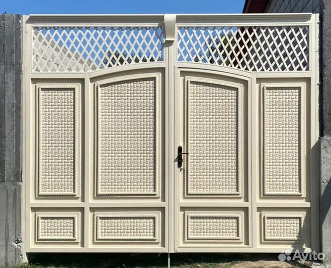 Кованные ворота люкс