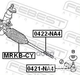 Пыльник рейки mrkbcy Febest