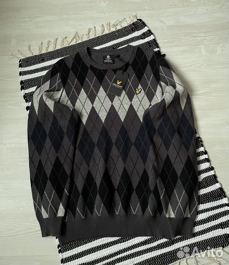 Новый свитер Lyle Scott Оригинал Шерсть