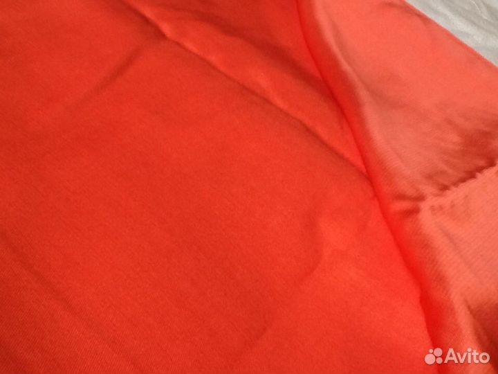 Саржа СССР кораллового цвета 800 х 88 см