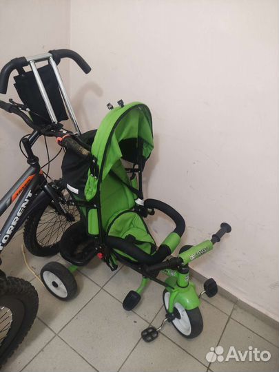 Детский трехколесный велосипед бу