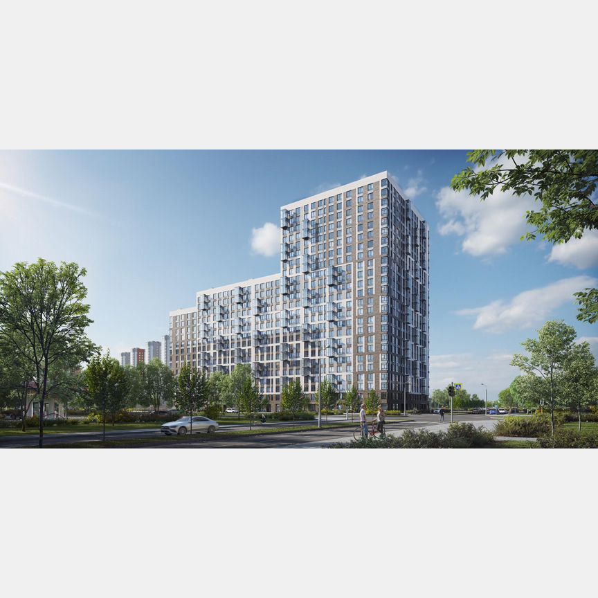 2-к. квартира, 49,6 м², 6/23 эт.