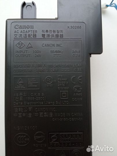 Блок питания Canon K30266