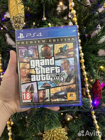 Игра для ps4 GTA5 (новая) с русскими субтитрами