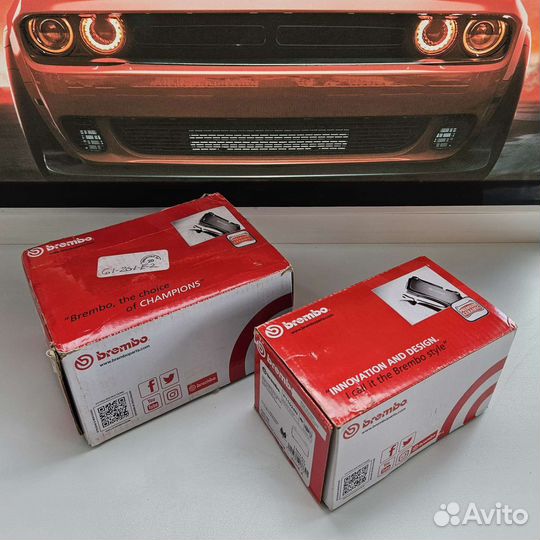 Тормозные колодки Dodge Challenger SRT 6.4