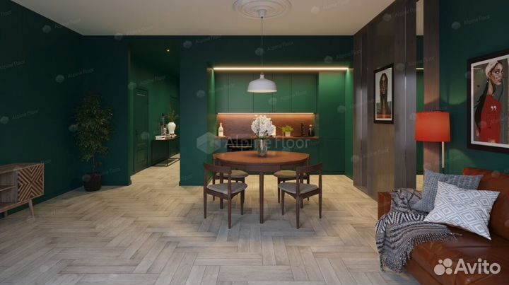 Alpine floor Expressive Parquet SPC ламинат Сумерк