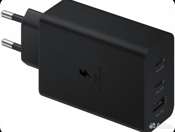 Samsung EP-T6530nbegeu EP-T6530 65W 3-Port USB-Cx2