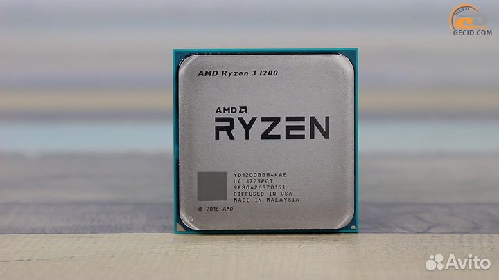 Процессор AMD Ryzen 3 1200 (4 ядра, 4 Ггц)