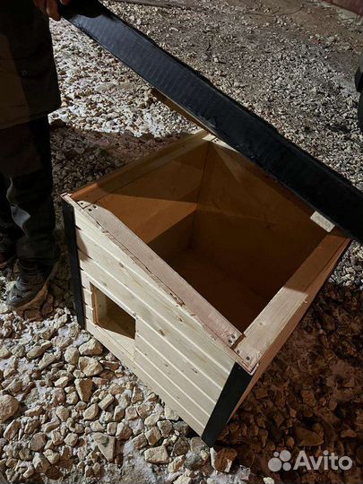 Будка уличная для кошки/собаки теплая