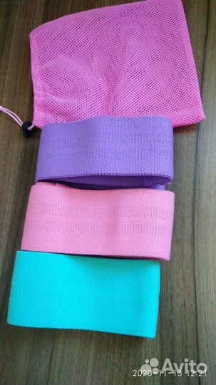 Тканевые фитнес резинки
