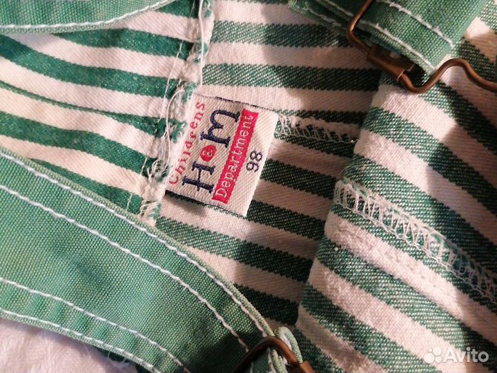 Комбинезоны джинсовые hm, gee gay. 92-98