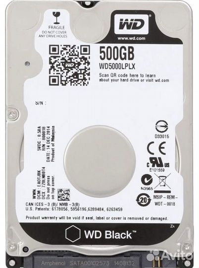 Жесткий диск для ноутбука 500 гб