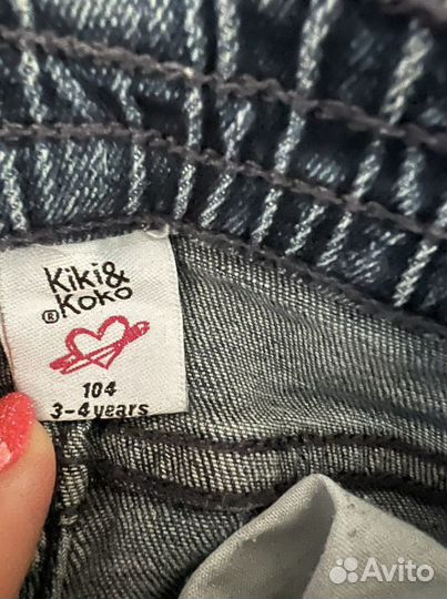 Джинсы на девочку 104