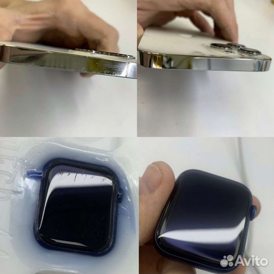 Замена переклейка стекла iPhone Apple Watch